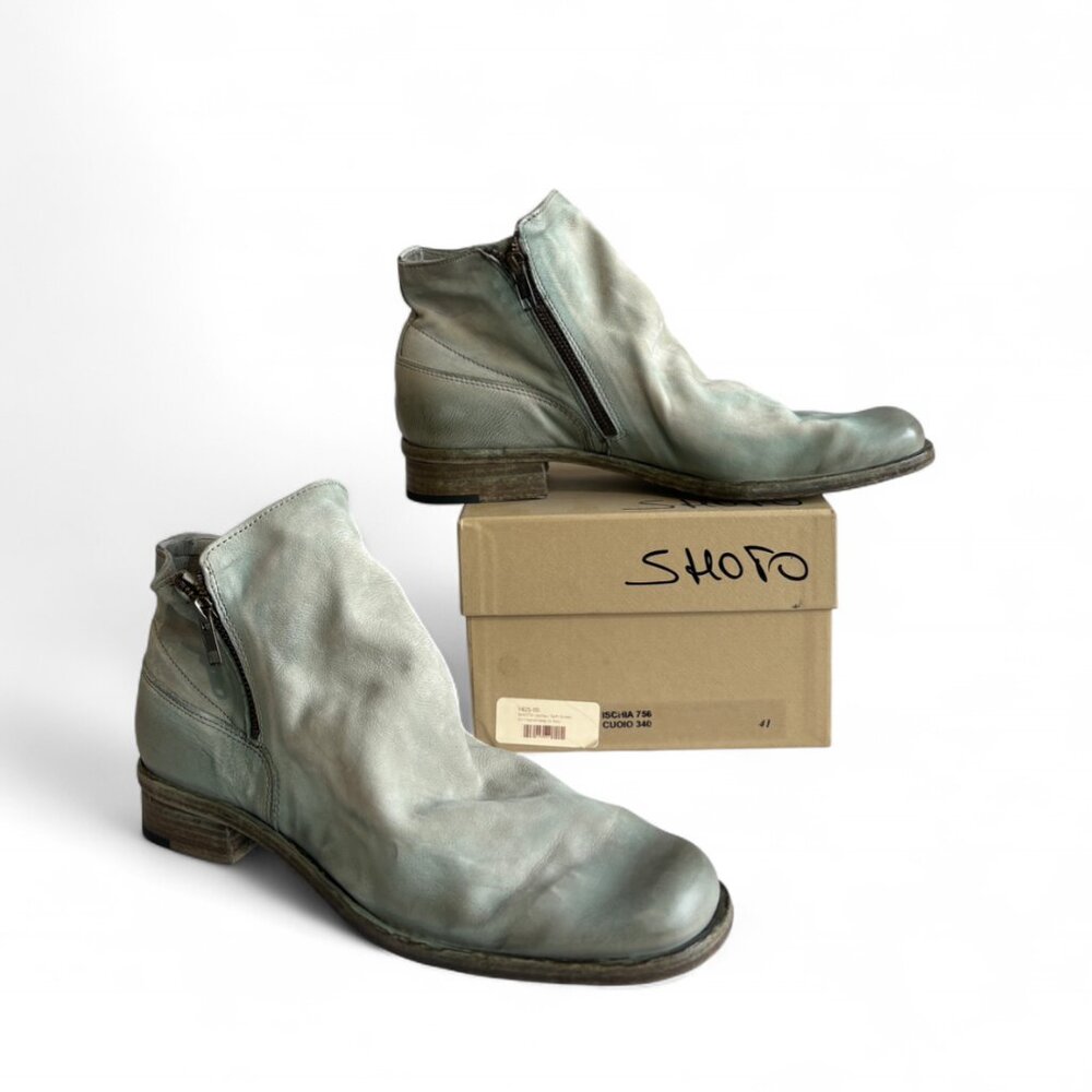Ischia Soft Green Boots by Shoto